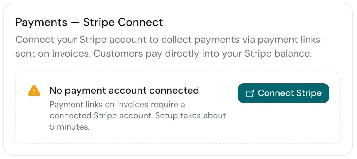 Pay invoice sample
